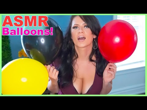 ASMR Tapping Balloons Go POP