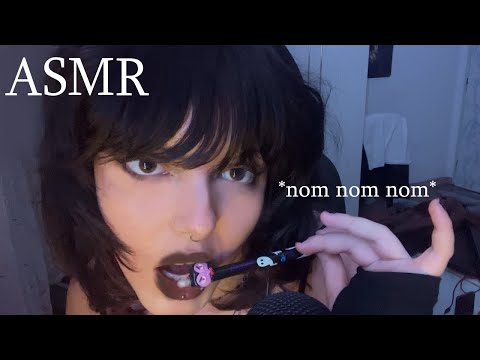 weird goth girl devours ur ears (asmr)