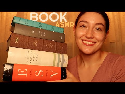 ASMR ✨My Bible Collection✨ Relaxing tapping, page turning, and tracing