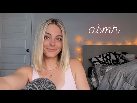 ASMR on Myself | Tracing, Tickling and Touching my own Skin and Hair ✨