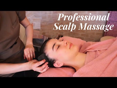 ASMR Japanese Gua Sha Professional Scalp Massage