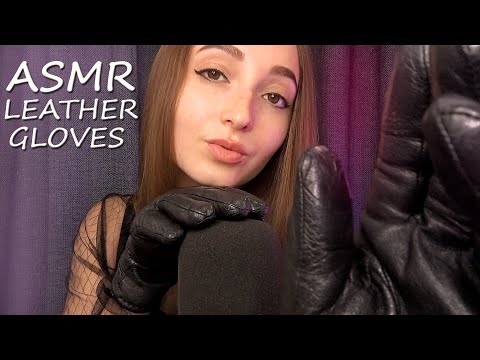 ASMR Full Leather Gloves 100% Relaxing Sounds | No Talking