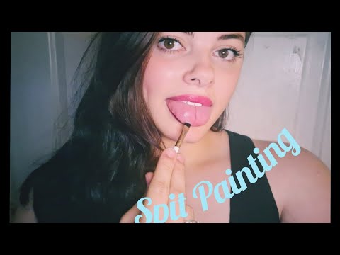 ASMR~ Spit Painting You and Me👅