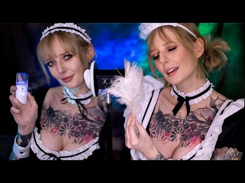 ASMR Sweet Twin Maids - Ear Cleaning / Personal Attention