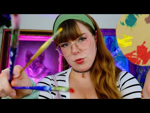 ASMR | Quirky Artist Paints Your Face (you're a MASTERPIECE)(F4A Flirty Roleplay)