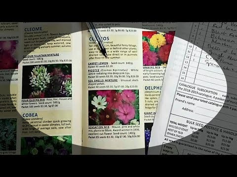 *Whisper* ASMR Plant Sales Role Play (Gardening Seed Catalogue)