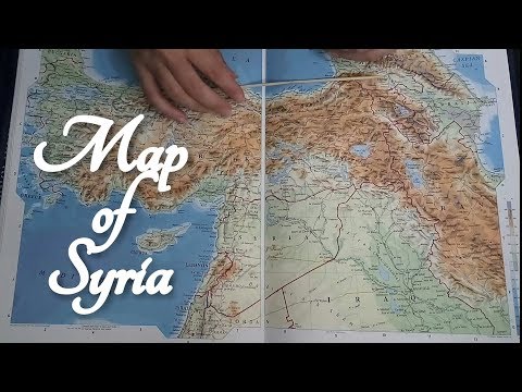 ASMR Relaxing Map of Syria
