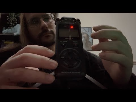 asmr | tascam tapping and scratching to relax (no talking)