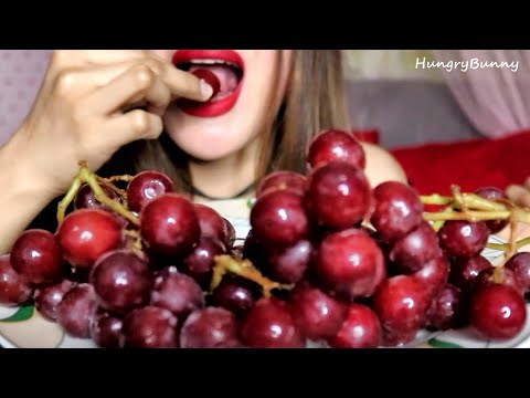 ASMR Frozen Grapes Eating Sounds