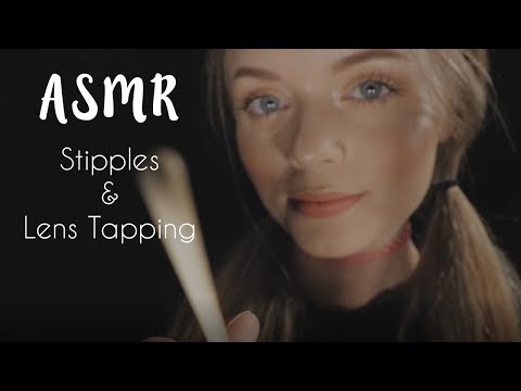 ASMR | Stipples & Lens Tapping (Close Up Whispers)