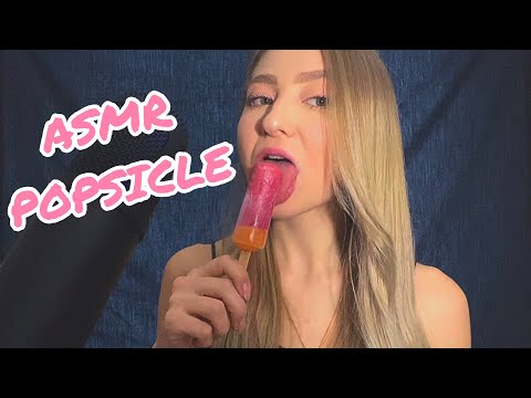 ASMR ICE POPSICLE 🍡/ Asmr Ice Cream Eating 🧊/ Sucking 🍡 / ASMR ФРУКТОВЫЙ ЛЁД 🍡