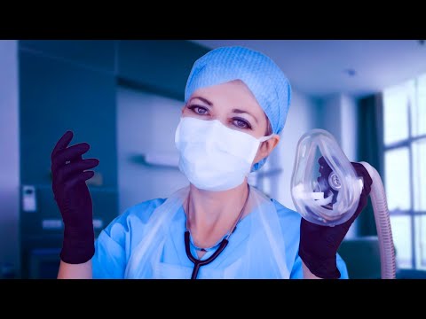 ASMR Recovery Room - Post Surgery Care & Examination *Realistic*