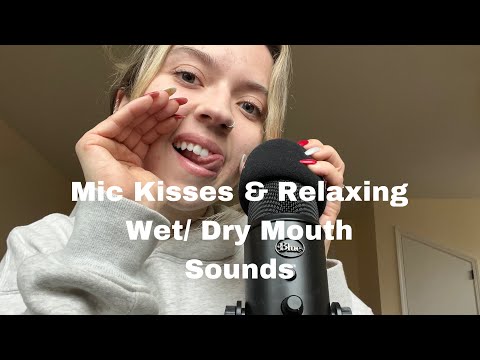 ASMR| Wet Mouth Sounds with Mic Scratching/ Tapping/ Mic Gripping & Pumping
