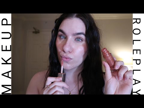 ASMR Doing Your Birthday Party Makeup| Brushing|Tapping| Getting You Ready For the Night Out