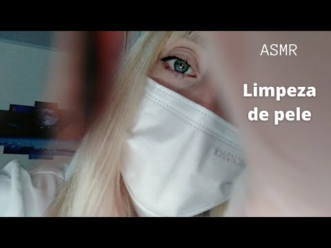ASMR - Limpeza de pele (roleplay Esteticista)