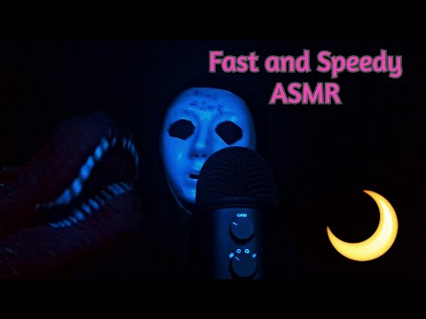FAST AND SPEEDY ASMR (MOUTH SOUNDS, TAPPING, AND MORE) - BLIND ASMR