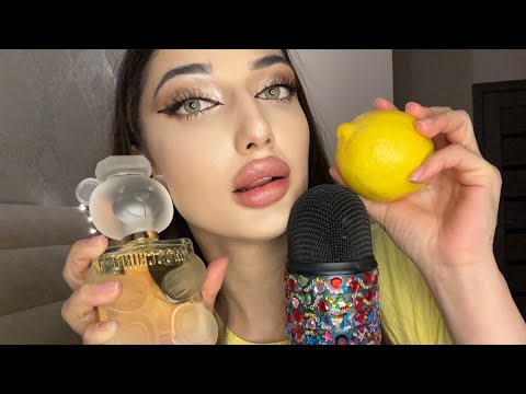 ASMR| Yellow Tapping & Mouth Sounds