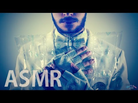 [ASMR] Hugging CRINKLY Plastic Air Bags - NO TALKING