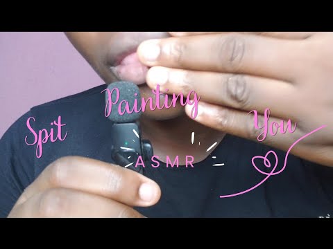 ASMR 👅💦  The FASTEST & Most AGGRESSIVE  Spit Painting!