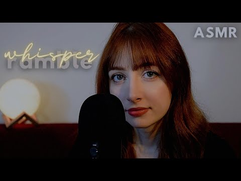 ASMR | Whispered Ramble (Up-close, 100% Sensitivity)