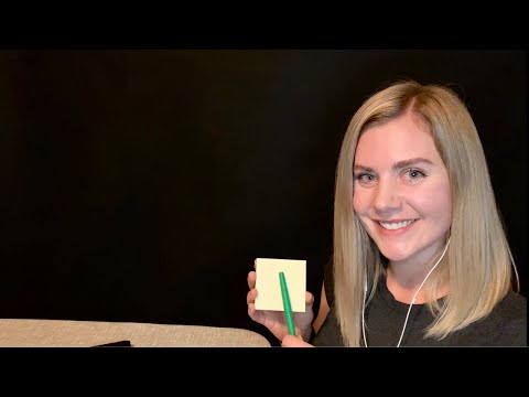 ASMR Writing on Sticky Notes | Soft Whispering Verses for Anxiety and Fear