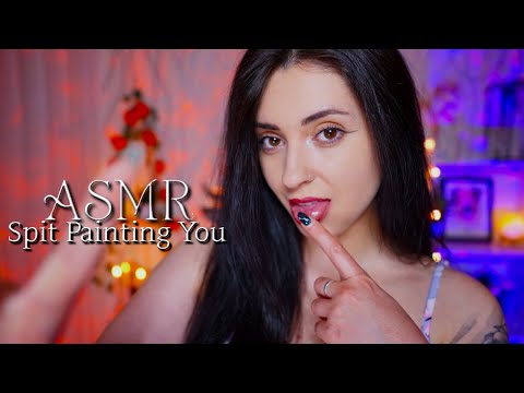 ASMR Spit Painting You | ASMR Mouth Sounds Intensos