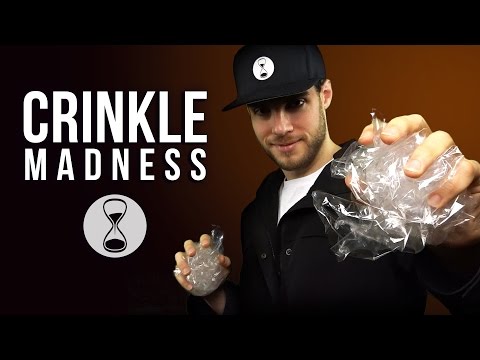 ASMR CRINKLE MADNESS | Intense 3D Crinkling, Triggering Materials & Male Whispering