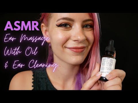 ASMR Binaural Ear Massage With Oil & Cleaning | Whispered Personal Attention RP