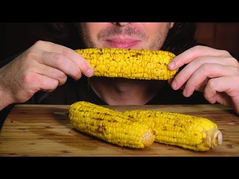 ASMR: SPICY Roasted Corn on the Cob | Relaxing Eating Sounds [No Talking|V] 😻