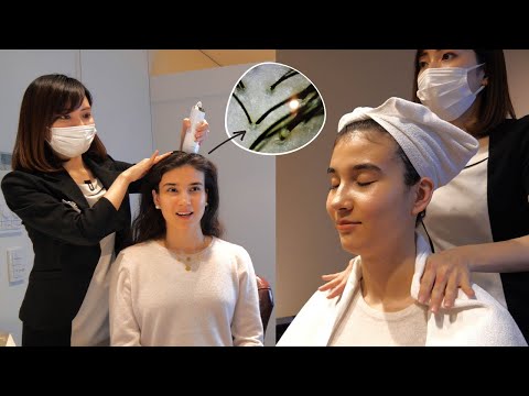 I tried HAIR Growth Japanese salon in Fukuoka, Soft Spoken (asmr)