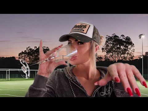 ASMR Snobby Rich Mom talks to you at soccer practice (she's drunk)🍷 (gossip roleplay)