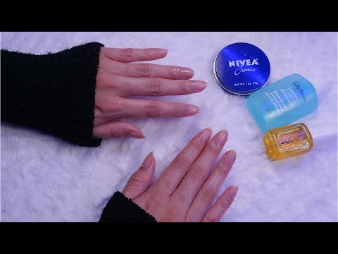 ASMR My Nail Care Routine | Whispering & Tapping ♡