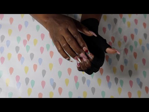 SOFT NAIL TAPPING ASMR MOUTH SOUNDS