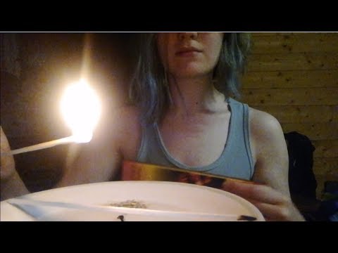 ASMR Lighting Matches, Flame & Water, Visual Triggers, Soft Spoken