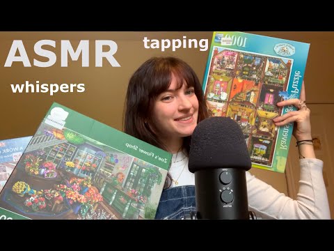 ASMR ~ My Puzzle Collection! (Tapping, Whisper Rambles)