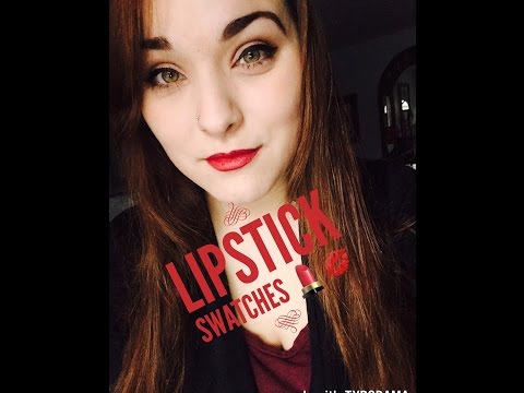 Visual ASMR // Eyeshadow and Lipstick Swatches