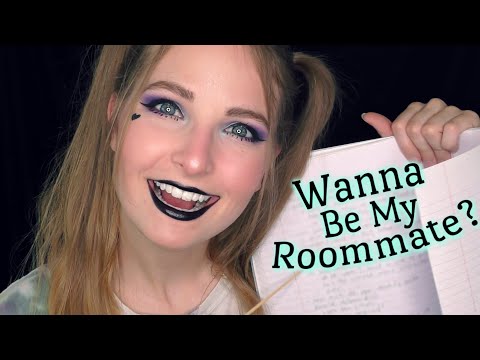 ASMR | A Very Strange Roommate Interview (Questionnaire Roleplay)