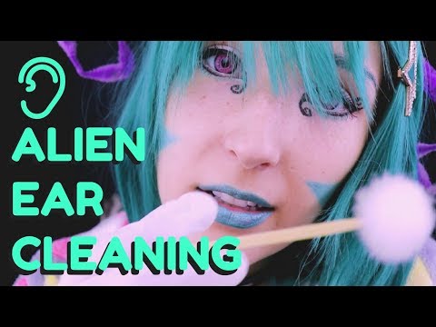 ASMR - ALIEN GIRL ~ Ear Cleaning / Removing an Alien Infection ~
