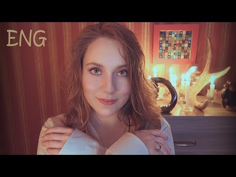 ASMR 💖 INTIMATE EVENING with MY LOVE 💖 GIRLFRIEND Role Play for men - KISSES & scalp MASSAGE