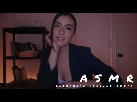 ASMR Librarian Updating Book Log | Typing, Soft Whispers, Writing, Page Flipping, Book Taping