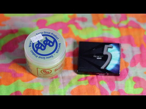 BB SUPER GRO HAIR GREASE ASMR CHEWING GUM SOUNDS