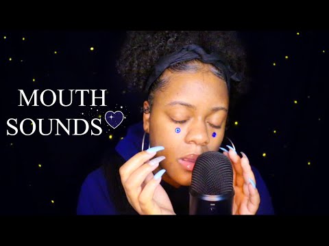 ASMR | Pure Sticky/Wet Mouth Sounds & Visual Triggers for Tingles 💙