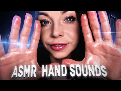 ASMR HAND SOUNDS | DRY STICKY WET | NO TALKING | Soft & Hypnotizing Hand Movements | FOR SLEEP