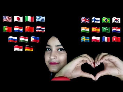 ASMR "I Love My Country" In Different Languages 🌍
