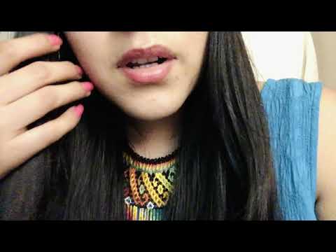 ASMR Unintelligible Whispers and Hand Movements, Touching your Face