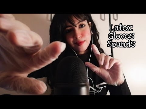 ASMR Latex Gloves Sounds & Hand Movements