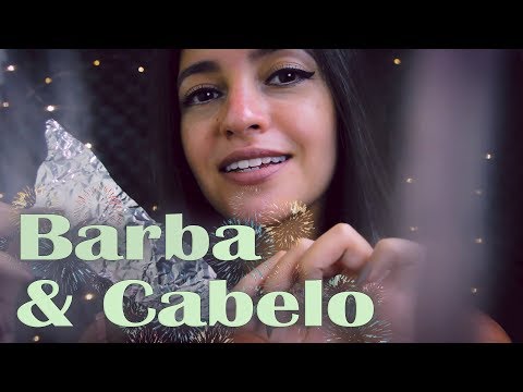 [ASMR] 🎭 PINTANDO SUA BARBA & CABELO: Fantasia de Carnaval (Roleplay p/ Homens e Mulheres)