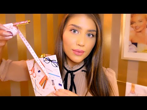 ASMR | Measuring Your Face (Writing Sounds & Personal Attention)