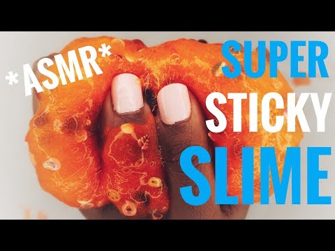 ASMR Satisfying Slime | STICKY SOUNDS + POPPING + POKING | No Talking