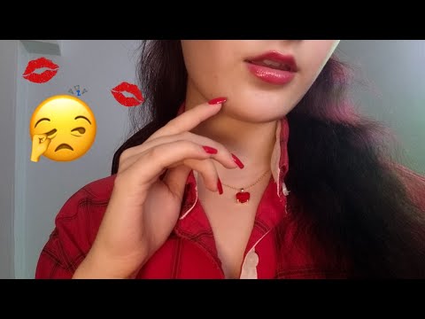 ASMR for when you're sleepy(gentle kissing & mouth sounds)